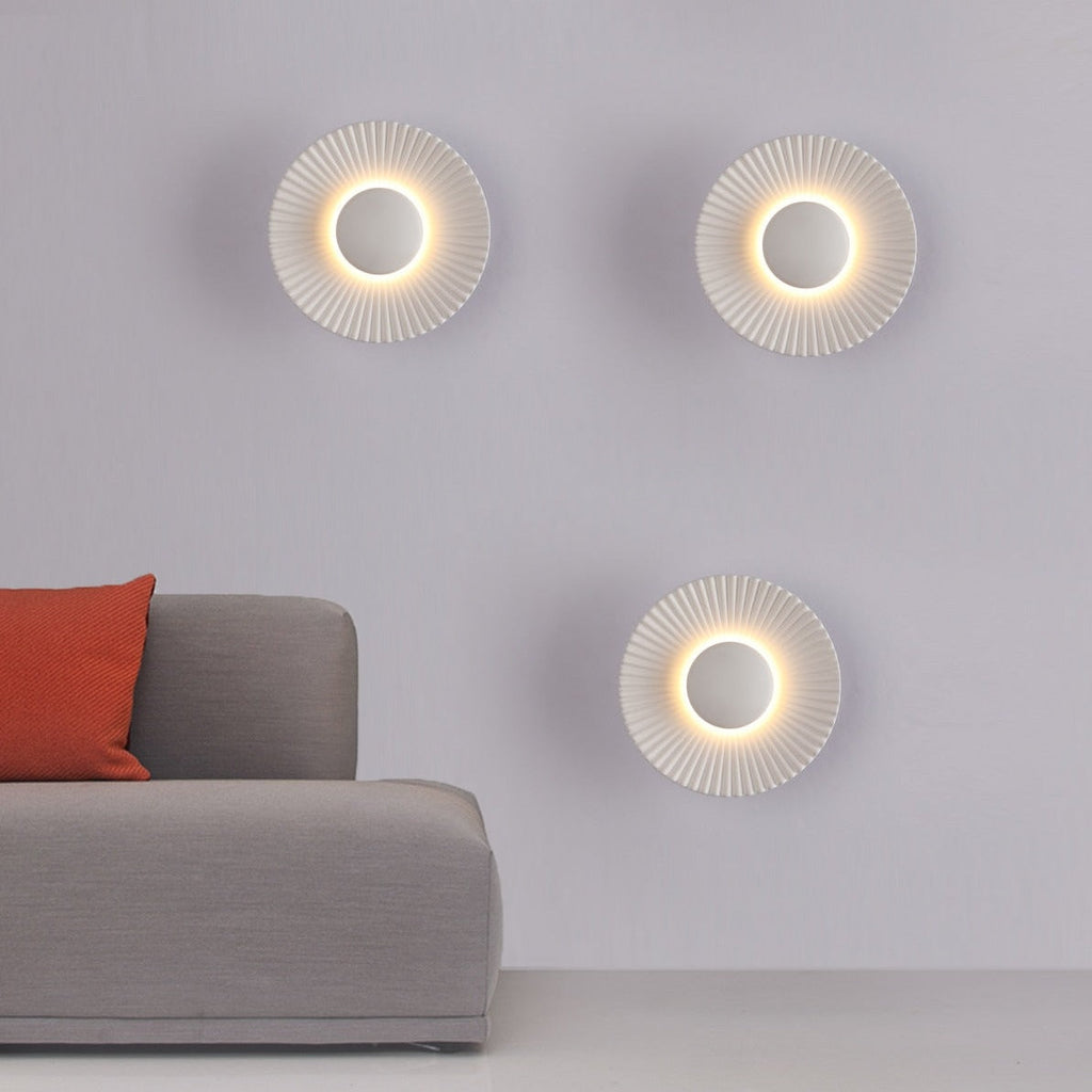 Lampada da parete Hasna SunRay | Design moderno a raggi di sole metallico | Meowbutter