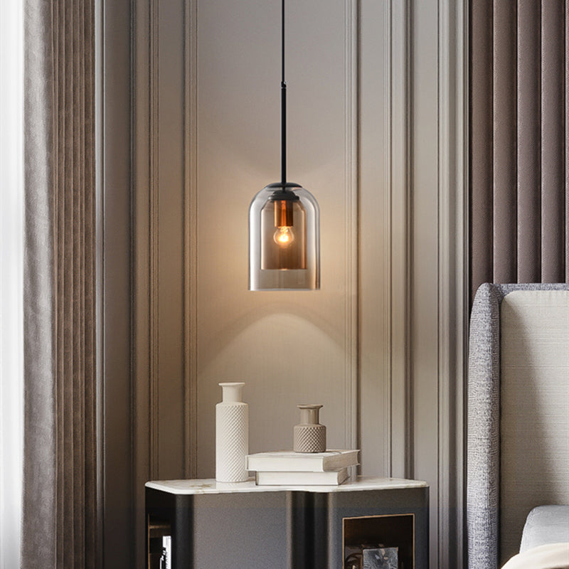 Glass Pendant Light | Modern Nordic Hanging Lamp | Meowbutter