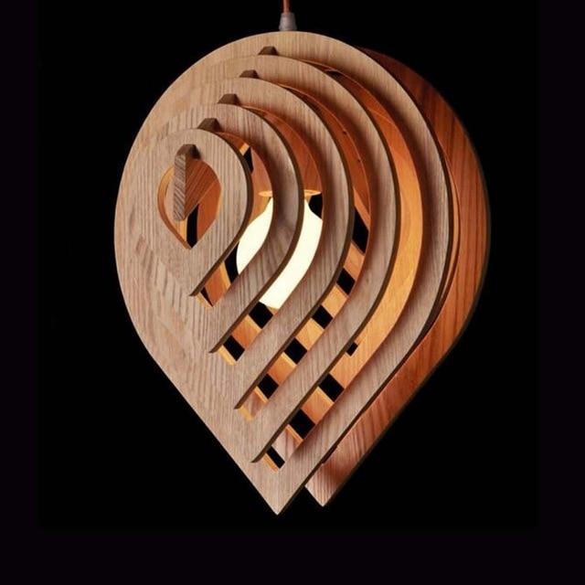 Scandinavian Solid Wood Hanging Light | Orntli