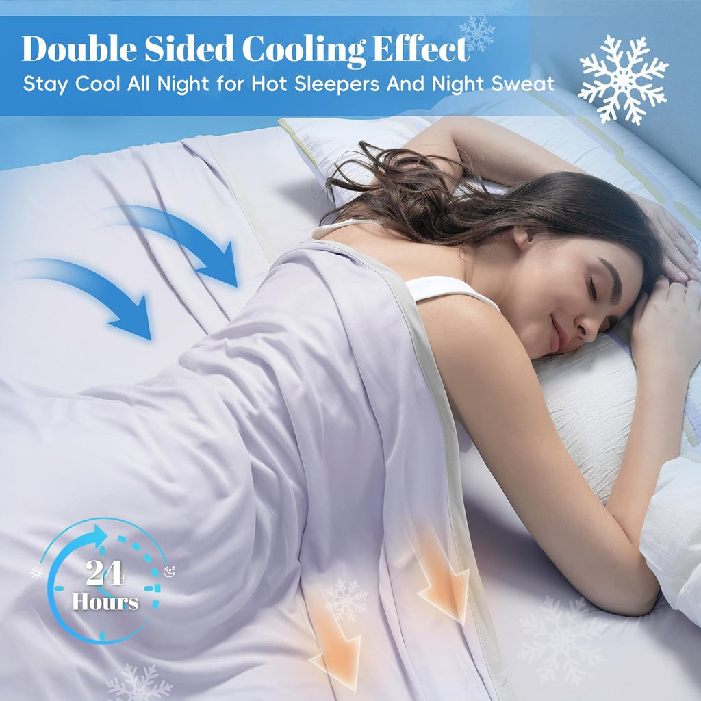 Chill Comfort Arc-Chill Tech Double-Layer Lightweight Cooling Blanket