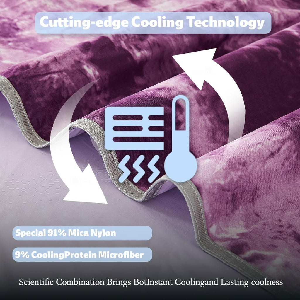 Chill Comfort Cooling Blanket — Lightweight Moisture-Wicking Cool Fabric