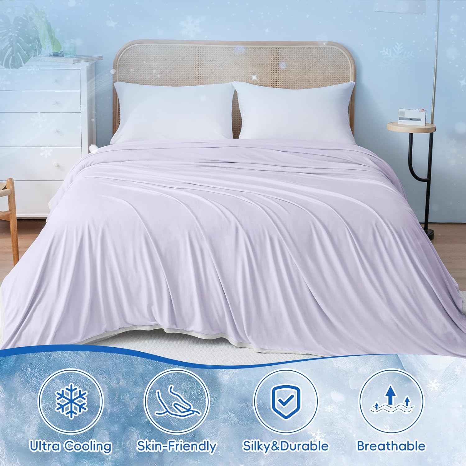 Chill Comfort Arc-Chill Tech Double-Layer Lightweight Cooling Blanket