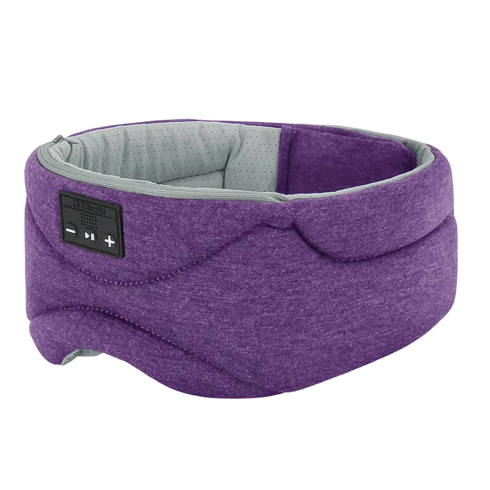 ComfortZone Bluetooth Sleep Mask — Light Blocking Contour, Soft Integrated Speakers