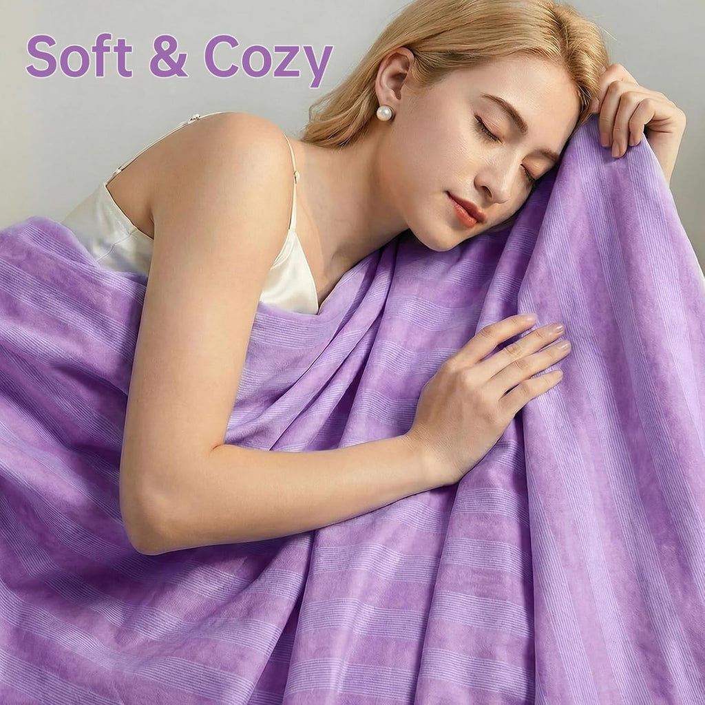 Chill Comfort Arc-Chill Cooling Blanket — 50 x 70 Inch Lightweight Portable Throw
