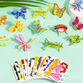 Kids 3D Animal Puzzle Set — Interlocking Wildlife Character Figures