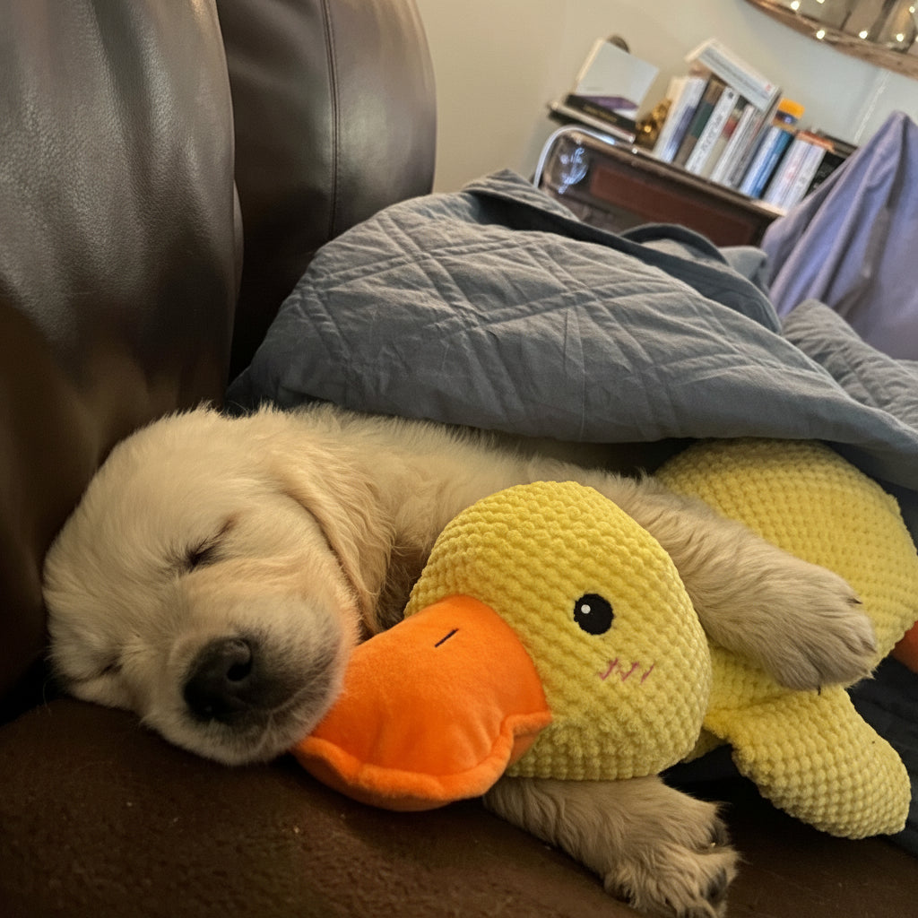 Calming Dog Toy Quacking Sound Chewing Play | Meowbutter