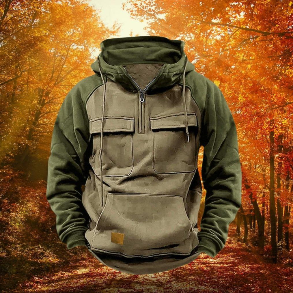 Quarter Zip Hoodie Performance Outdoor Active Performance | Meowbutter