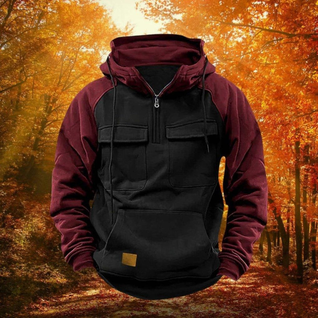 Quarter Zip Hoodie Performance Outdoor Active Performance | Meowbutter