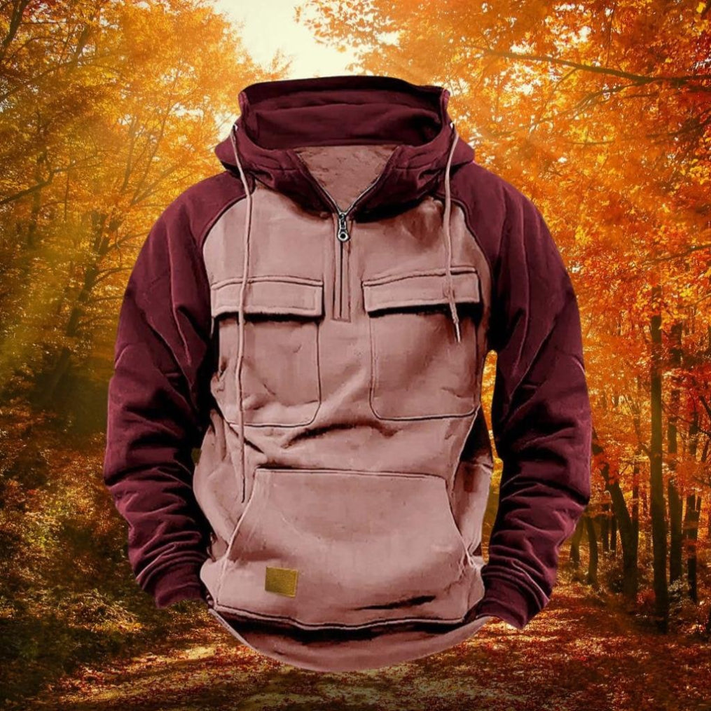Quarter Zip Hoodie Performance Outdoor Active Performance | Meowbutter