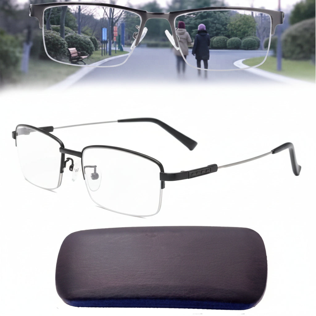 Óculos de leitura multifocais progressivos — Revestimento das lentes resistente aos raios UV