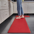 Ergonomic Cushioned Kitchen Mat — Resilient Foam Core, Non-Slip PVC Shell