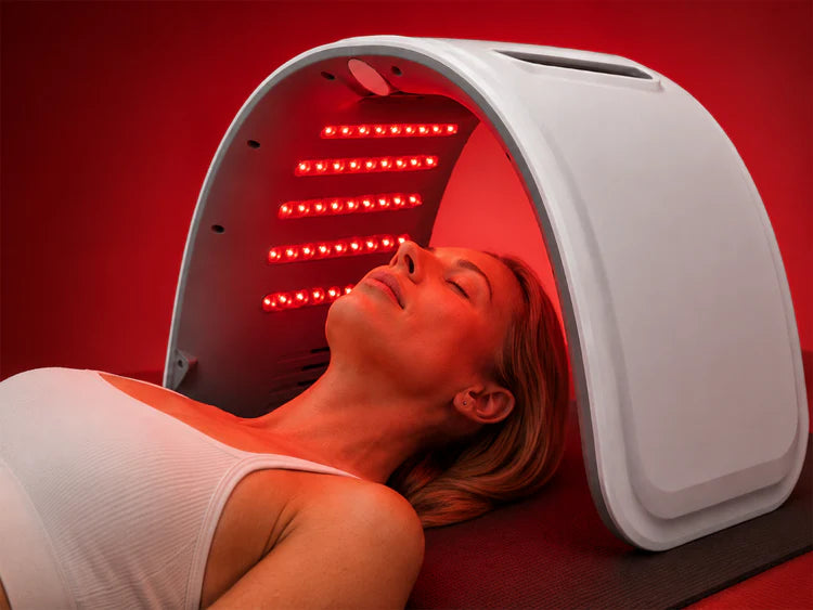 Facial Light Therapy & Misting Panel for Skin Fatigue, Redness, and Daily Rejuvenation