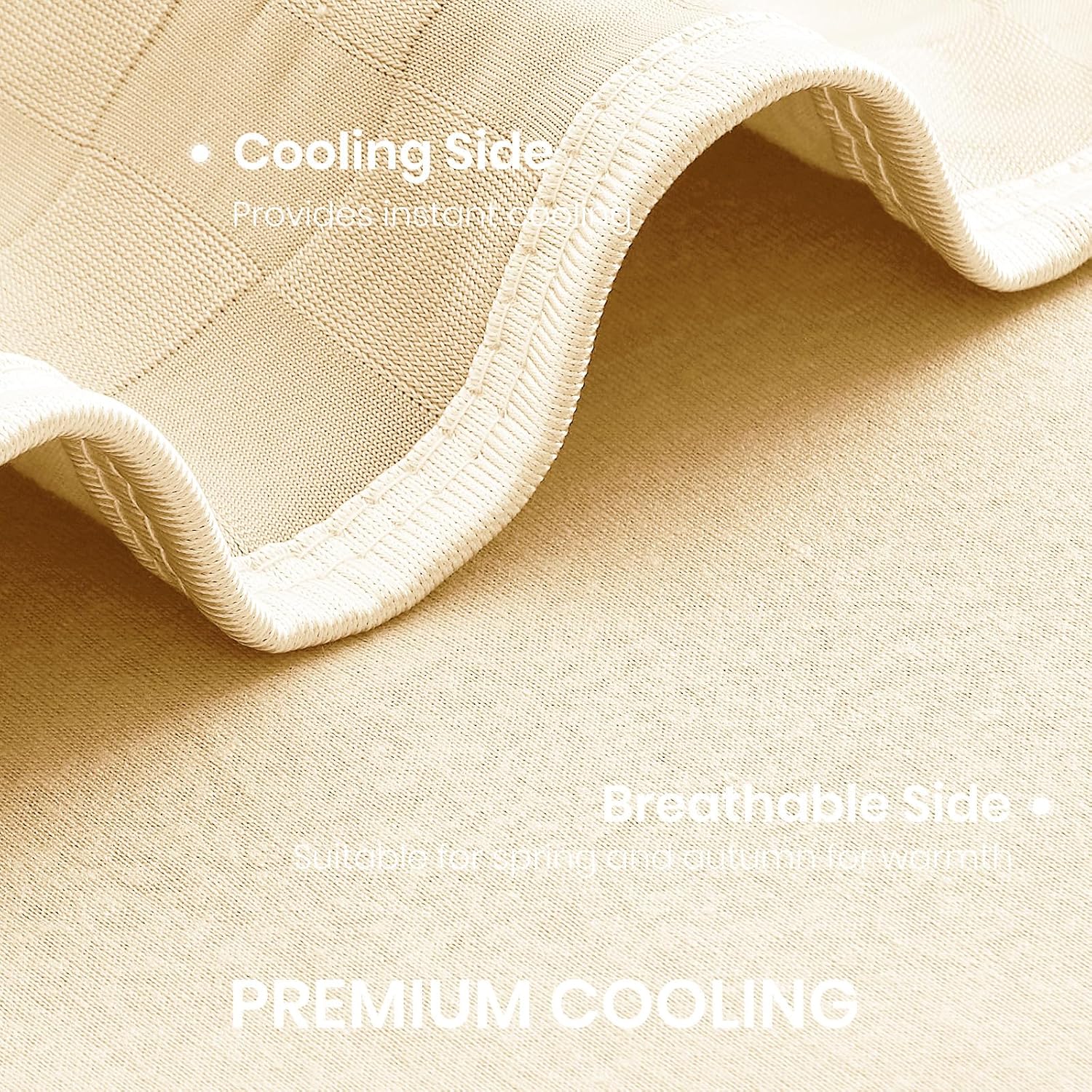 Chill Comfort Arc-Chill Technology Cooling Blanket — Soft Lightweight Fabric