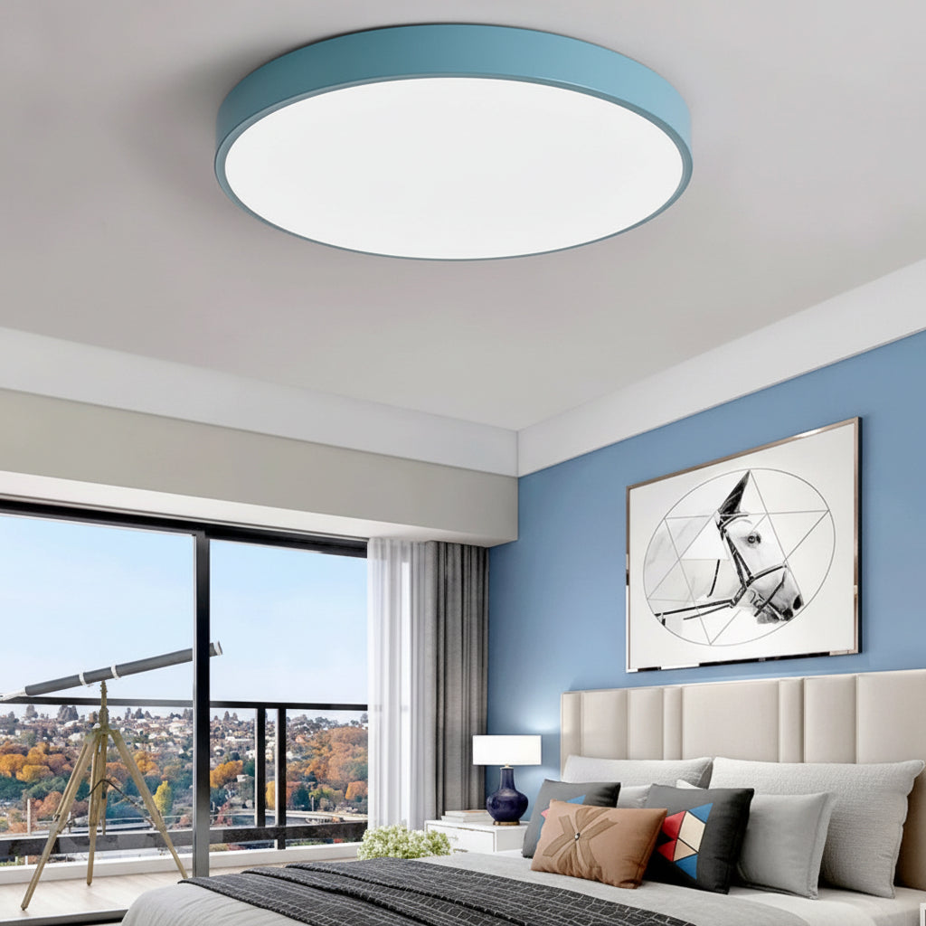 Modern Round LED Flush Mount Ceiling Light