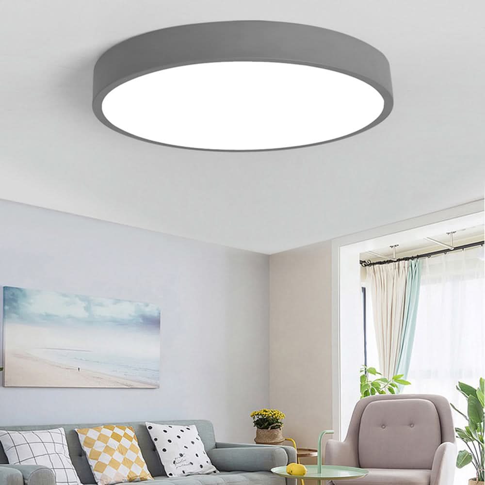 Modern Round LED Flush Mount Ceiling Light