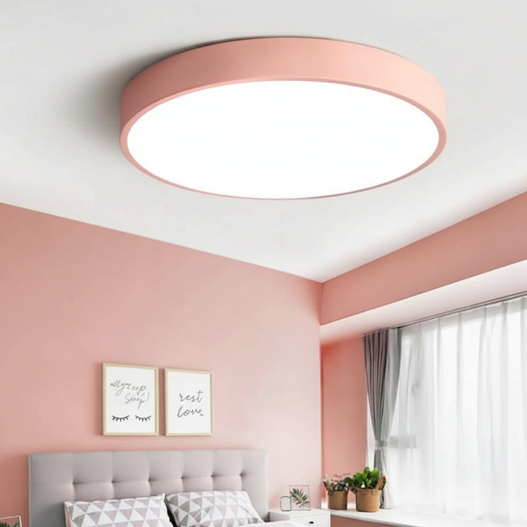 Modern Round LED Flush Mount Ceiling Light