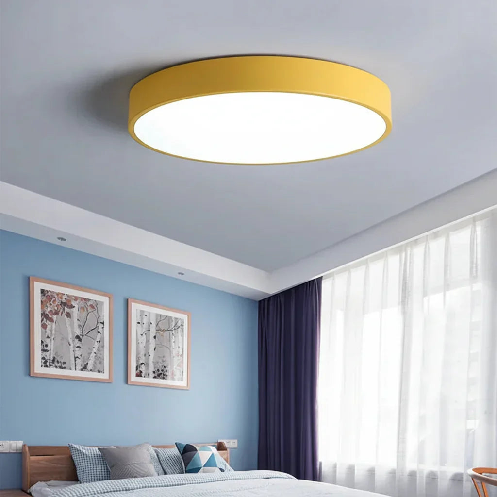 Modern Round LED Flush Mount Ceiling Light