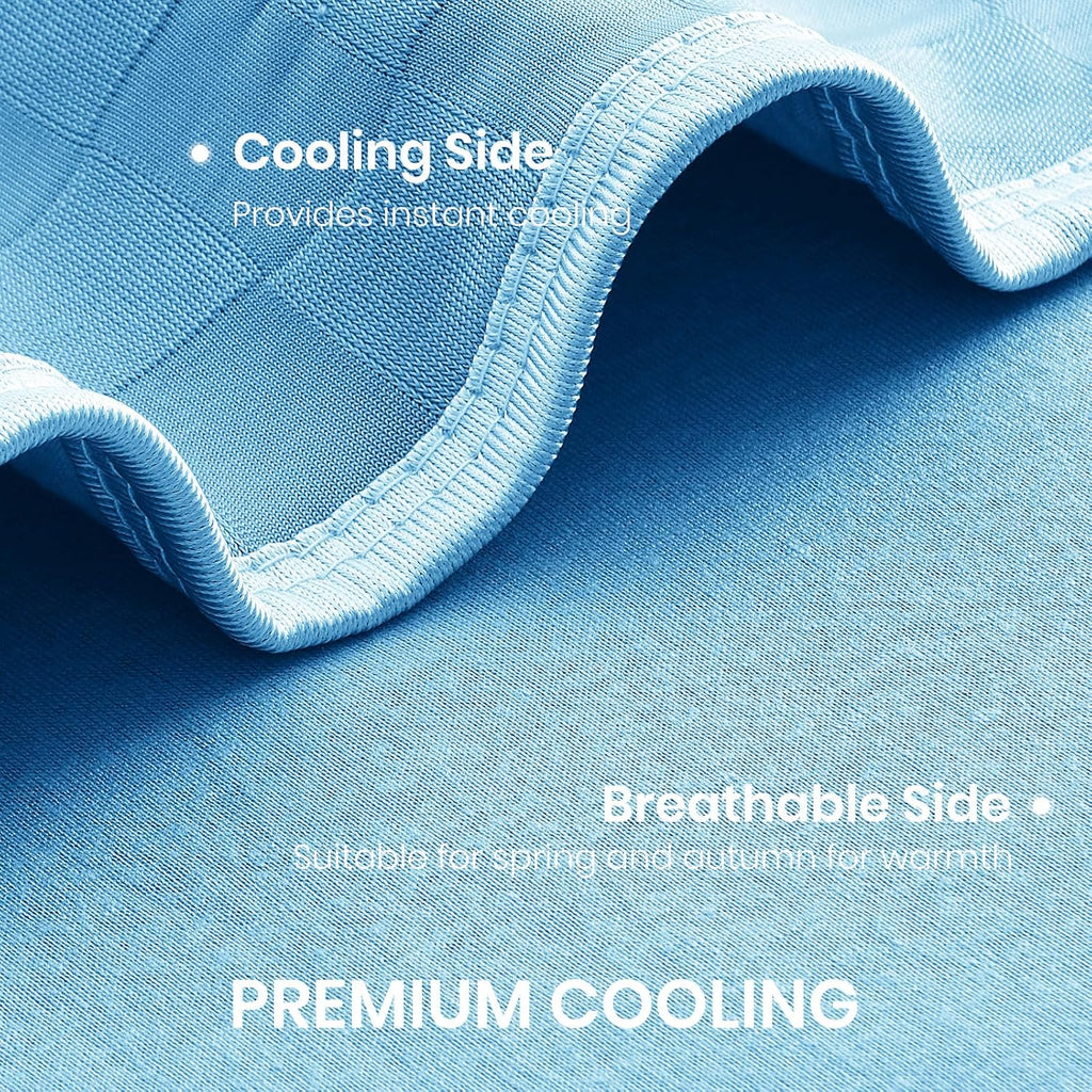 Chill Comfort Arc-Chill Technology Cooling Blanket — Soft Lightweight Fabric