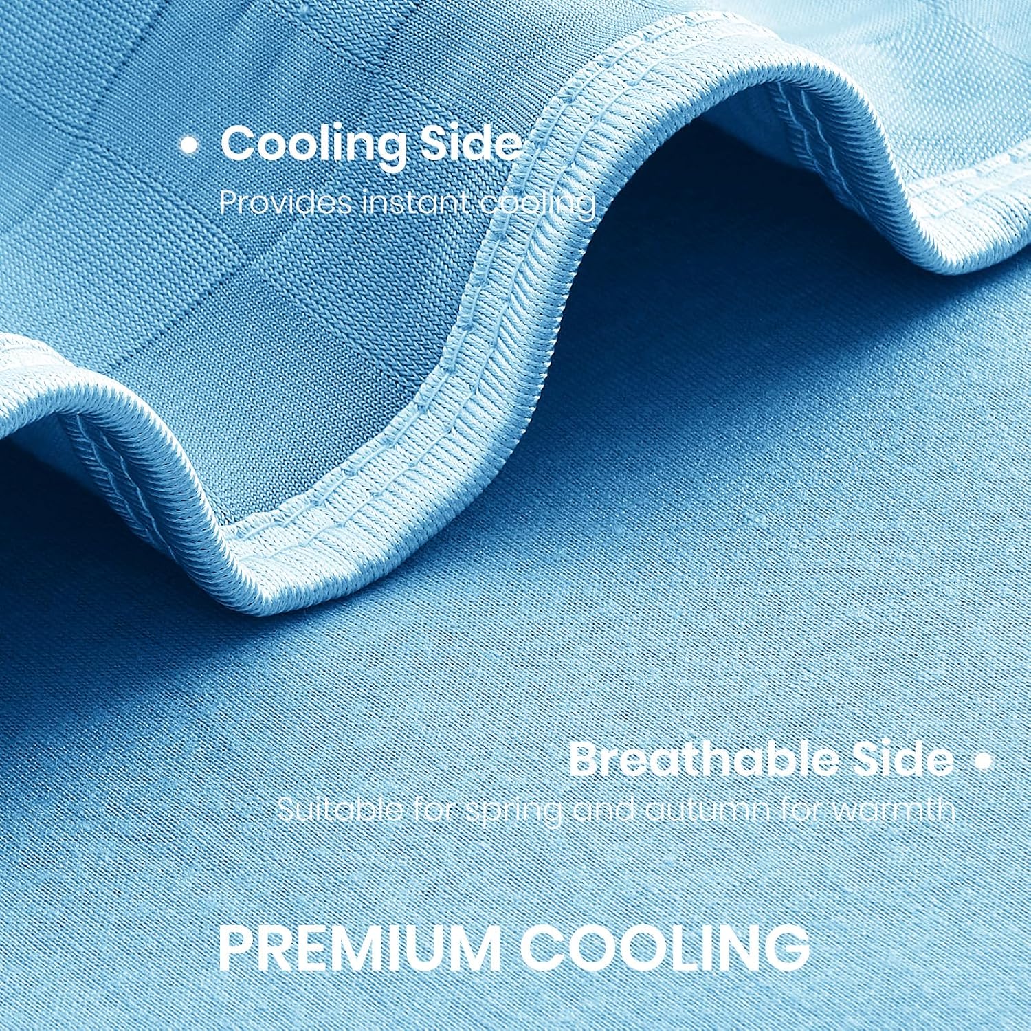 Chill Comfort Arc-Chill Technology Cooling Blanket — Soft Lightweight Fabric