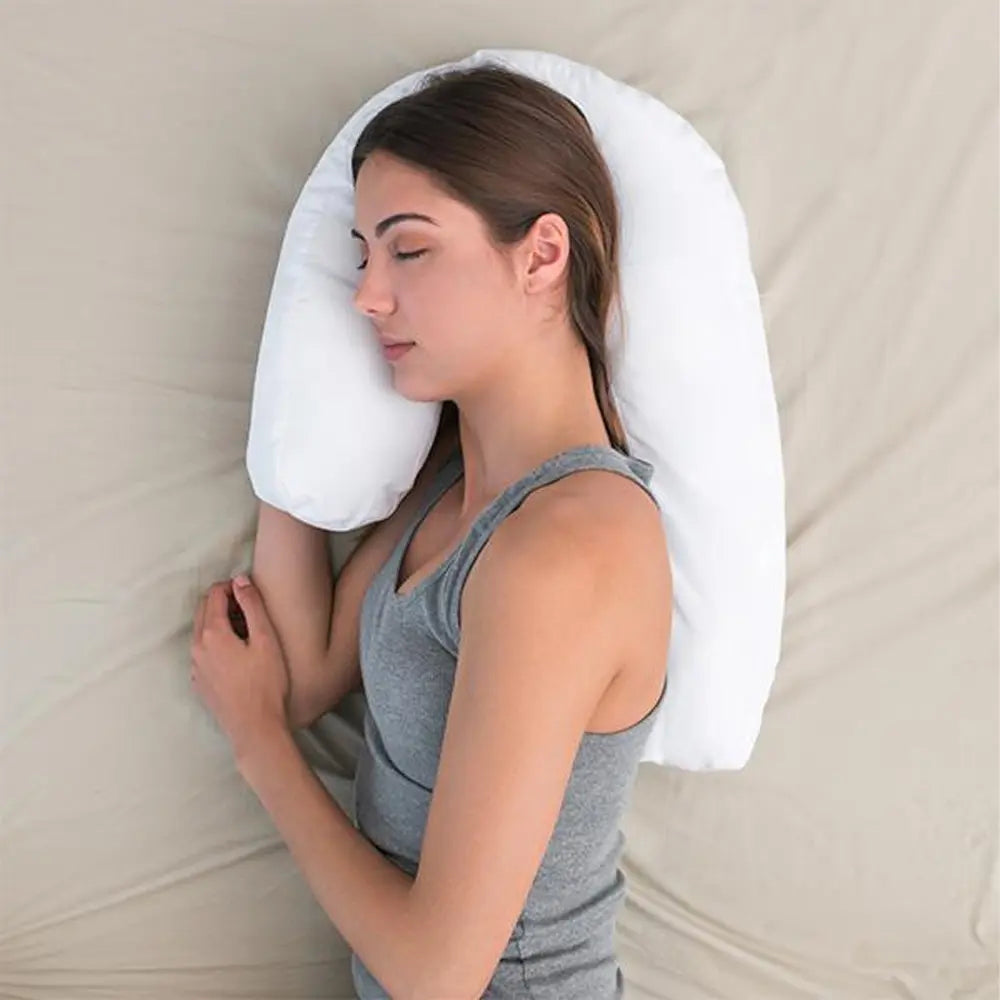 Cuscino Contour con Design a Forma di U per un Sonno Rilassante