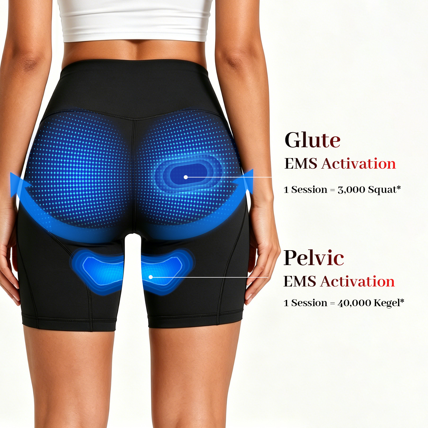 Wearable EMS Shorts for Core Support, Muscle Tension, and a Firmer-Looking Shape