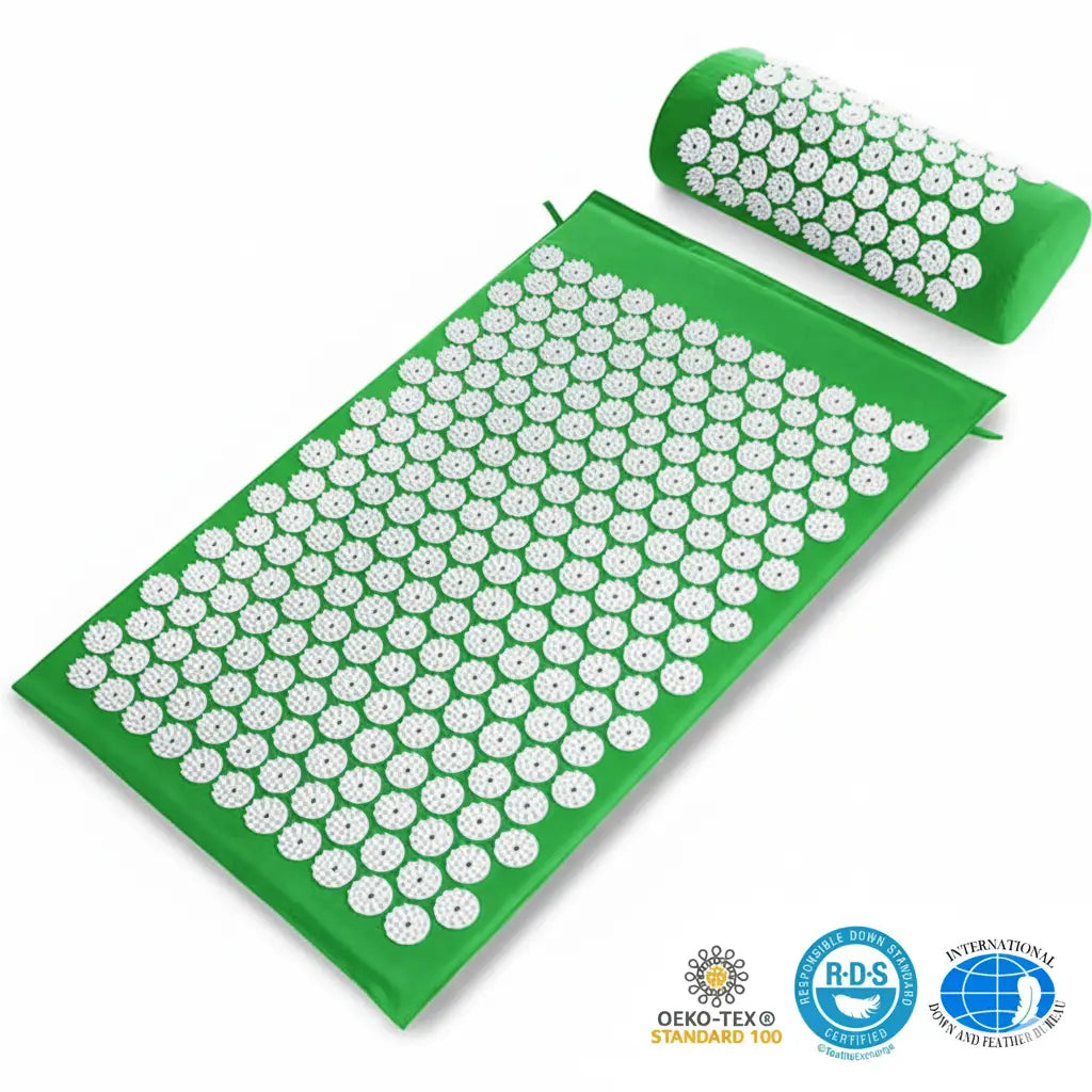 Acupressure Mat and Pillow Bundle for Relaxation