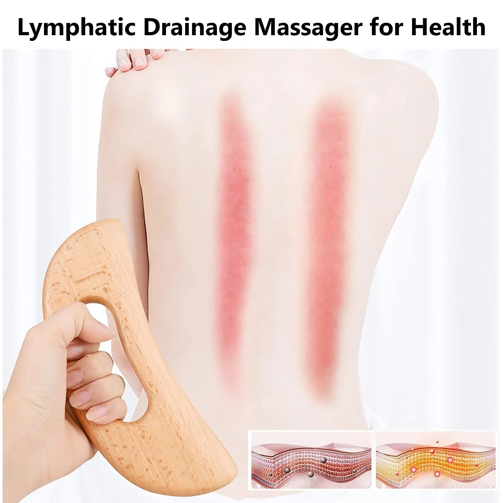 Gua Sha Wooden Massage Tool For Self Massage Daily Use