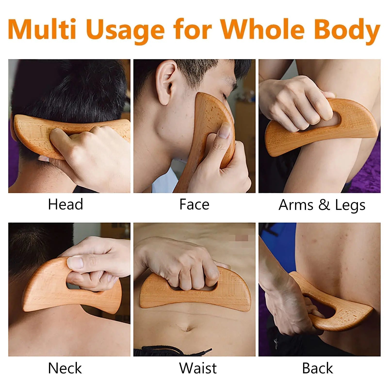 Gua Sha Wooden Massage Tool For Self Massage Daily Use