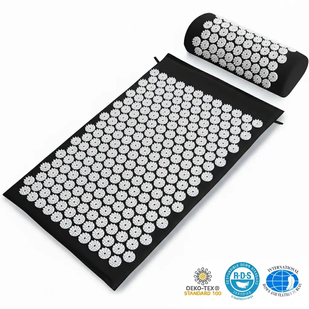 Acupressure Mat and Pillow Bundle for Relaxation