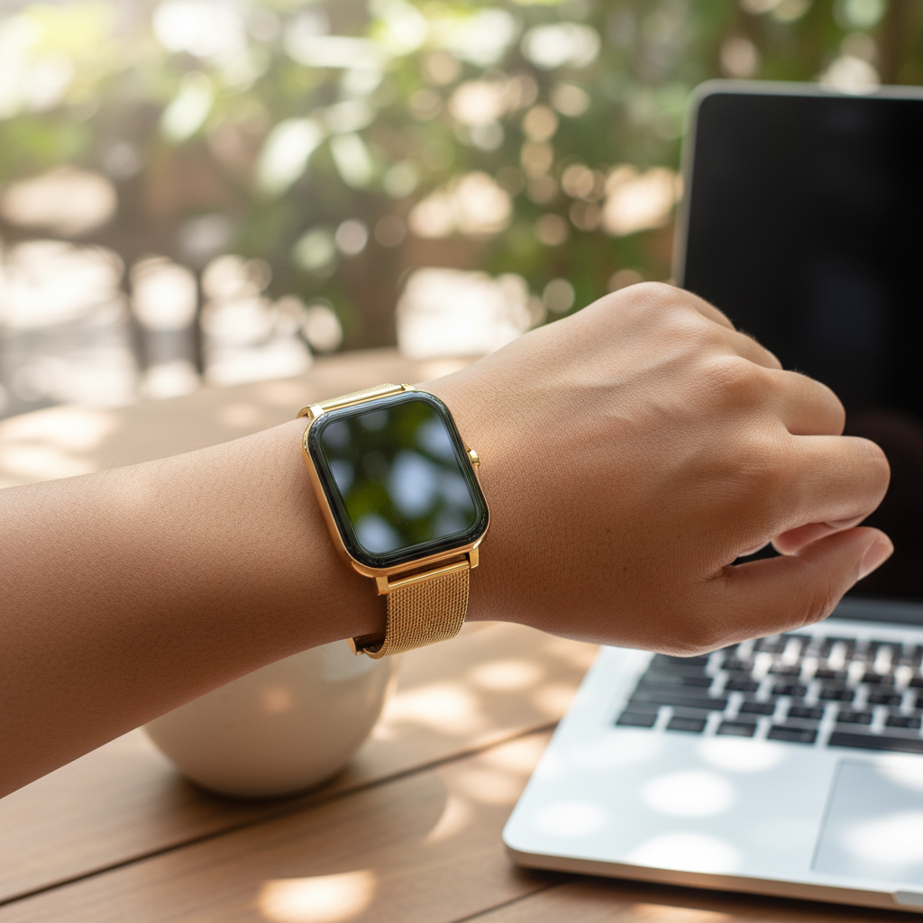 Orologio Smart per il Fitness con Monitoraggio Attività Quadrato | Meowbutter