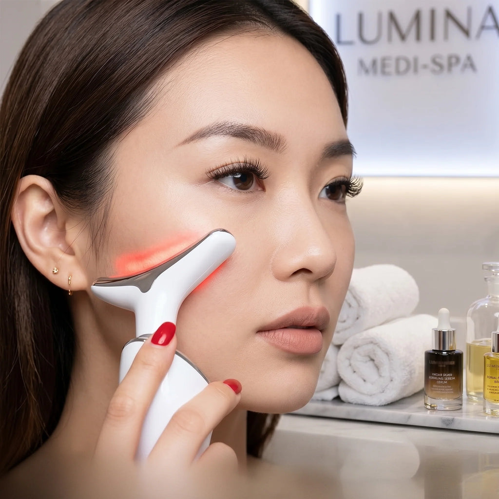 3-in-1 LED Facial Sculptor for a Visibly Firmer, Radiant, and Contoured Complexion