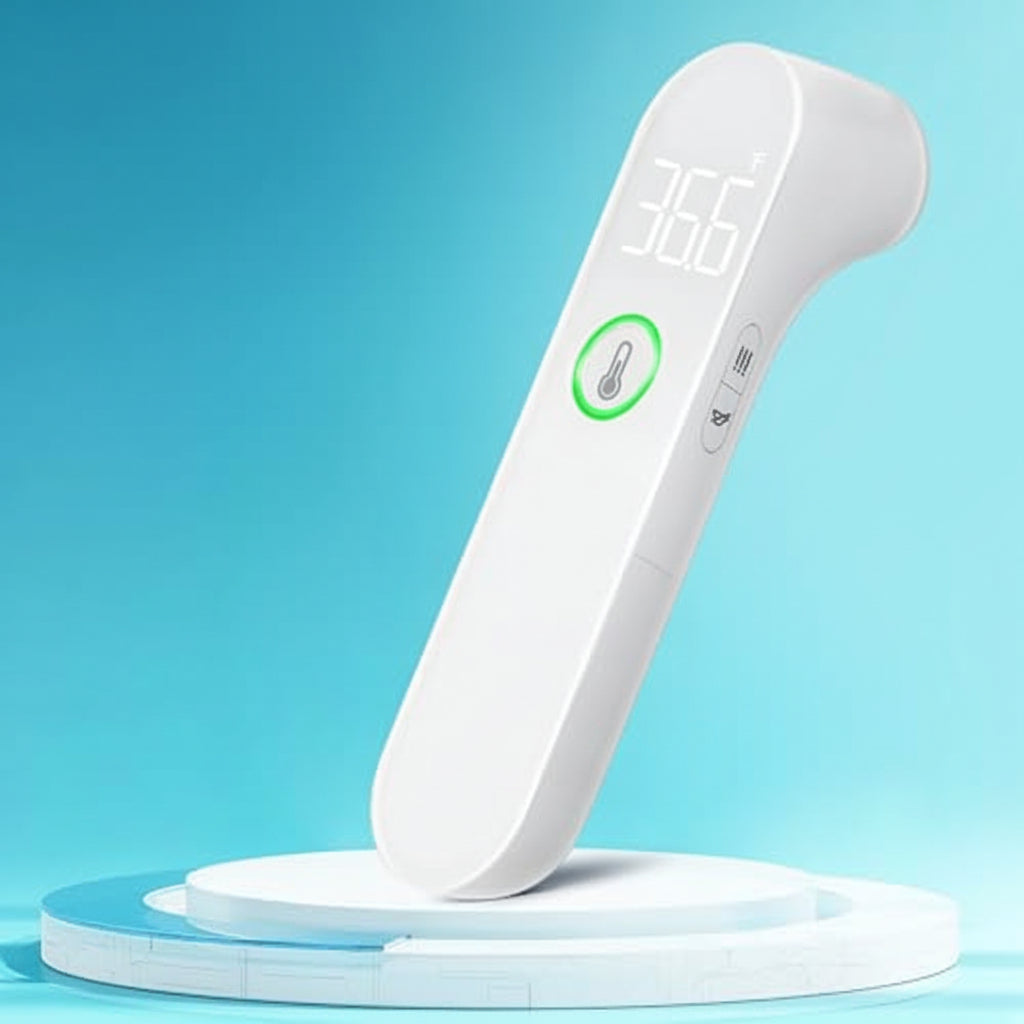 Digital Thermometer - Oral & Forehead Use - Fast Read Fever Meter For Family | meowbutter