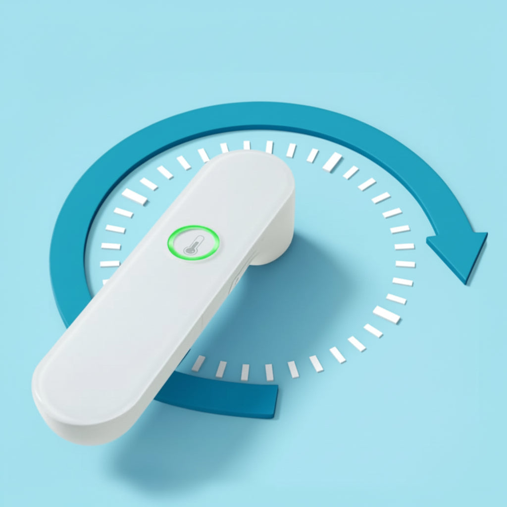 Digital Thermometer - Oral & Forehead Use - Fast Read Fever Meter For Family | meowbutter