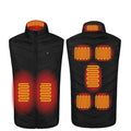 USB-Powered Heated Vest — 8 Heat Zones, Cold-Weather Warmth