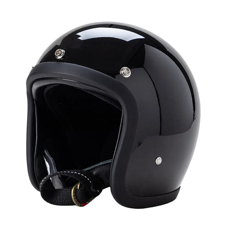 Low Profile Vintage Motorcycle Helmet - DOT and ECE Approved - Meowbutter
