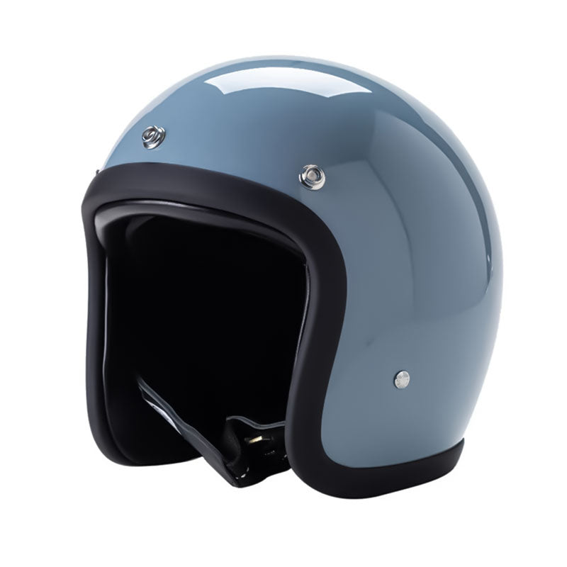 Casco Moto Vintage Profilo Basso - Omologato DOT ed ECE - Meowbutter
