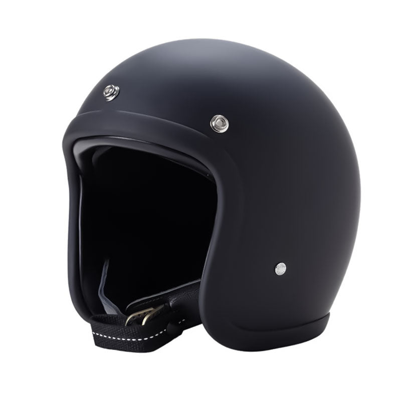 Casco Moto Vintage Profilo Basso - Omologato DOT ed ECE - Meowbutter