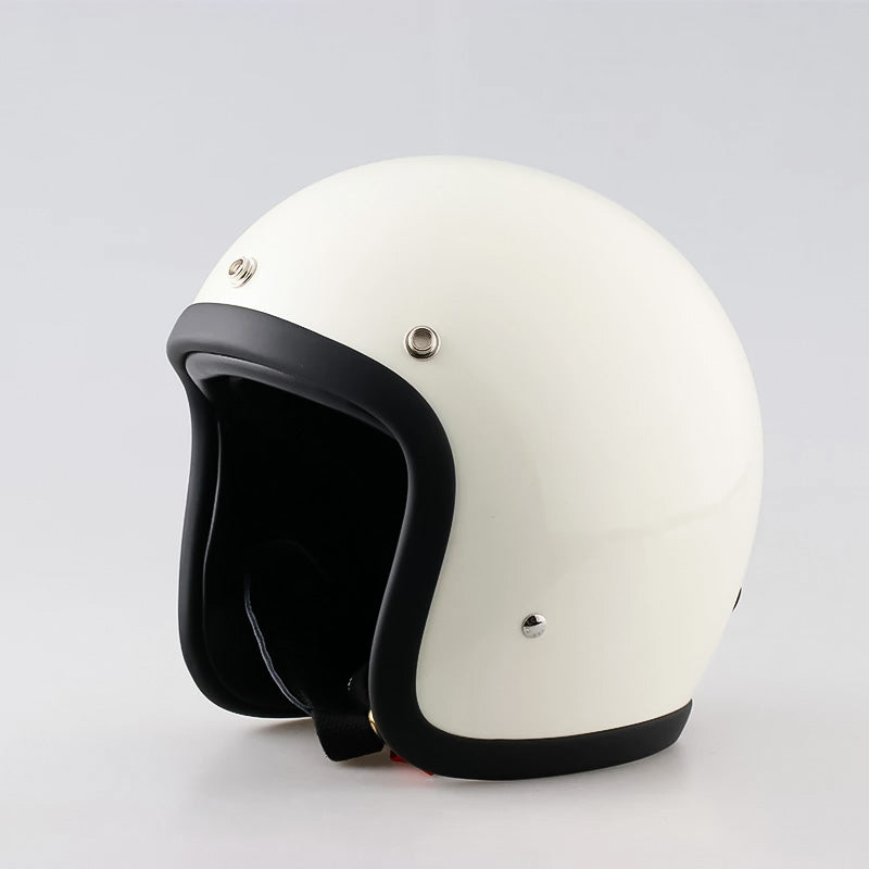Casco Moto Vintage Profilo Basso - Omologato DOT ed ECE - Meowbutter