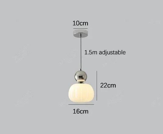 Lampada a sospensione Nordic Pumpkin | Lampada da soffitto LED moderna | Meowbutter