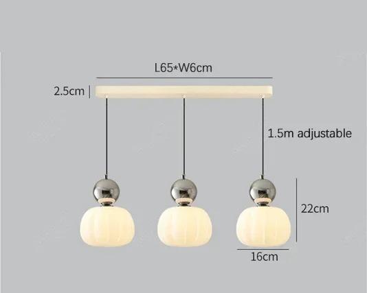 Lampada a sospensione Nordic Pumpkin | Lampada da soffitto LED moderna | Meowbutter