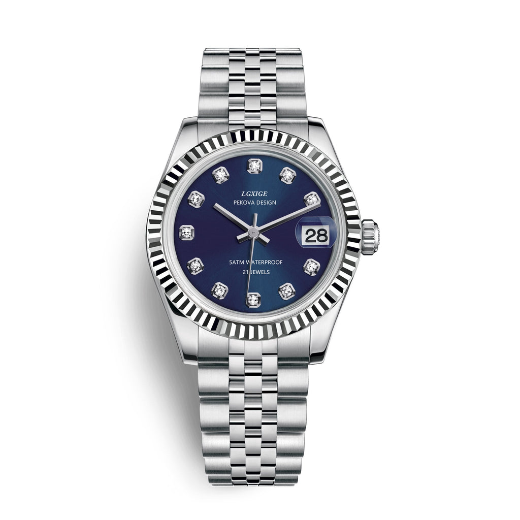 Stainless Steel Wristwatch - Classic Design - Water Resistant Timepiece | meowbutter