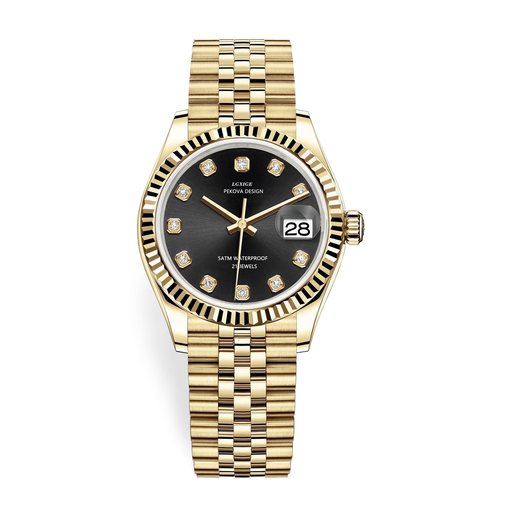 Stainless Steel Wristwatch - Classic Design - Water Resistant Timepiece | meowbutter
