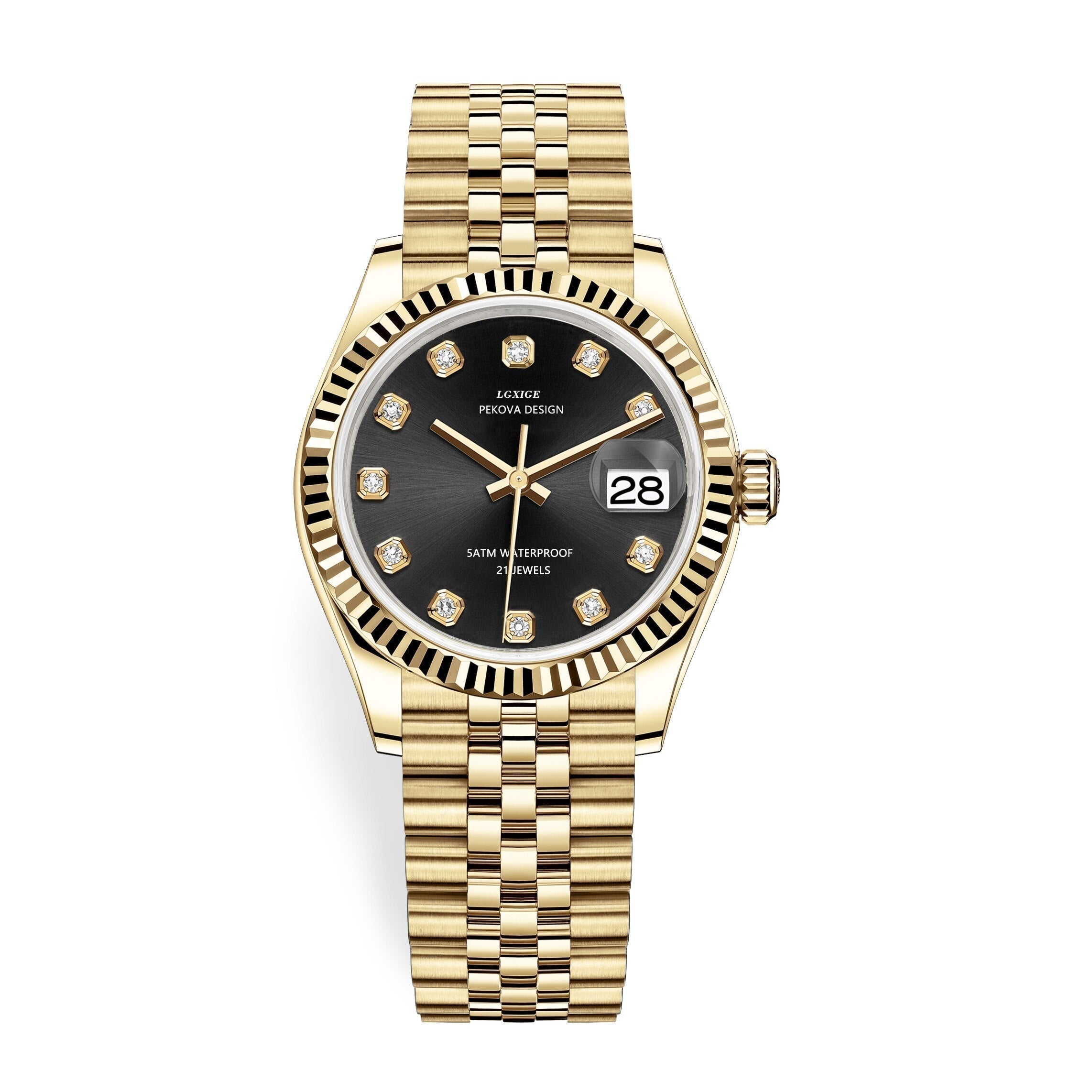 Stainless Steel Wristwatch - Classic Design - Water Resistant Timepiece | meowbutter