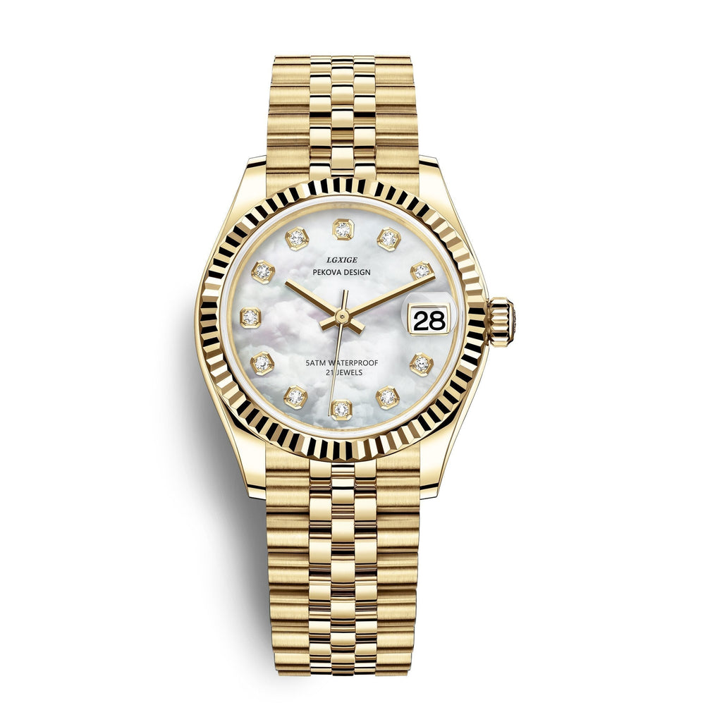 Stainless Steel Wristwatch - Classic Design - Water Resistant Timepiece | meowbutter