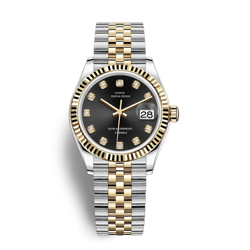 Stainless Steel Wristwatch - Classic Design - Water Resistant Timepiece | meowbutter
