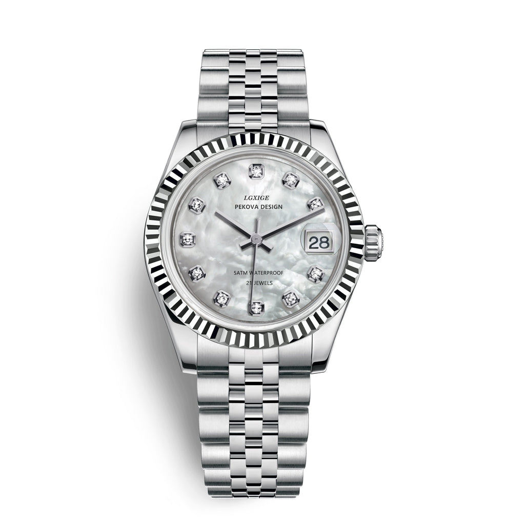 Stainless Steel Wristwatch - Classic Design - Water Resistant Timepiece | meowbutter