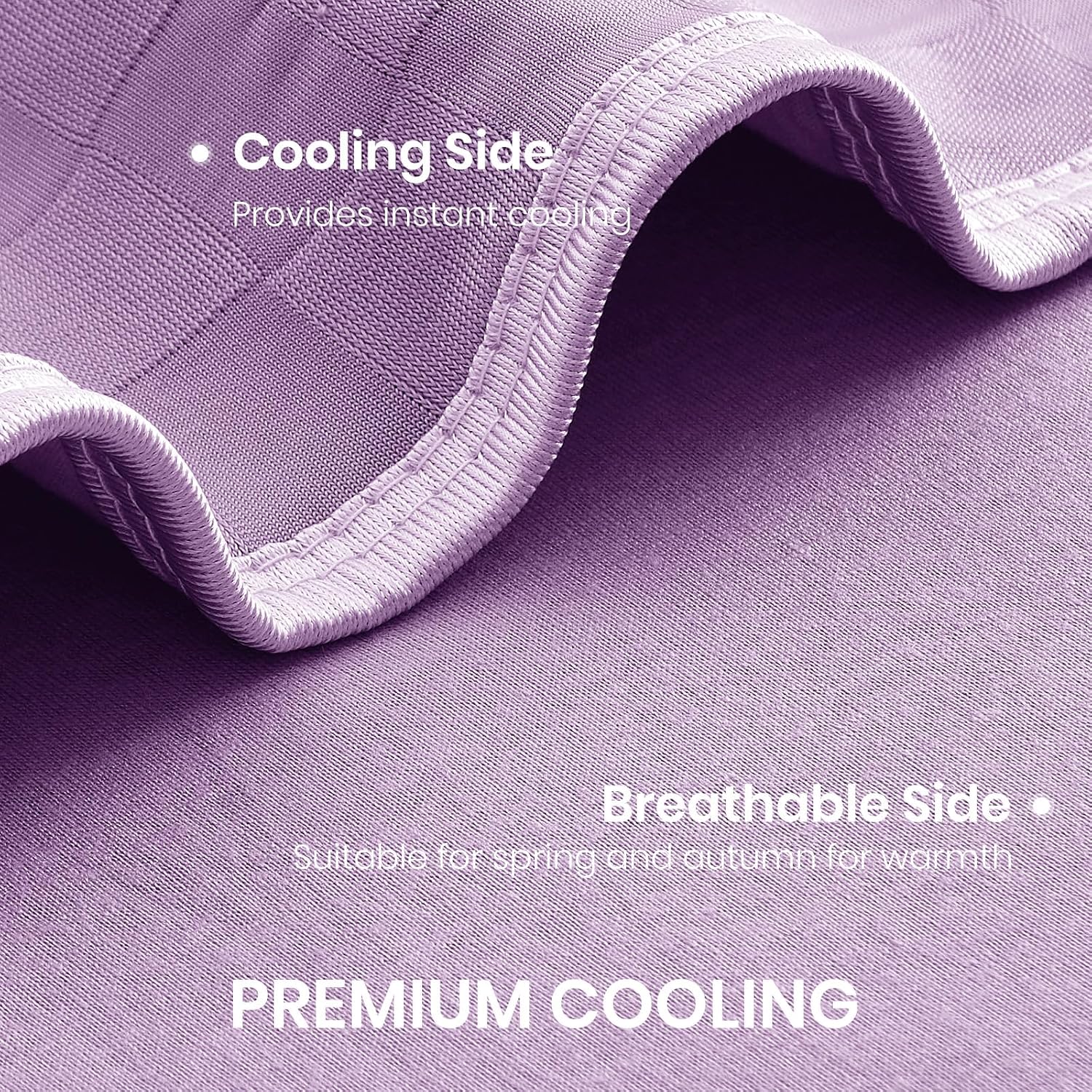 Chill Comfort Arc-Chill Technology Cooling Blanket — Soft Lightweight Fabric