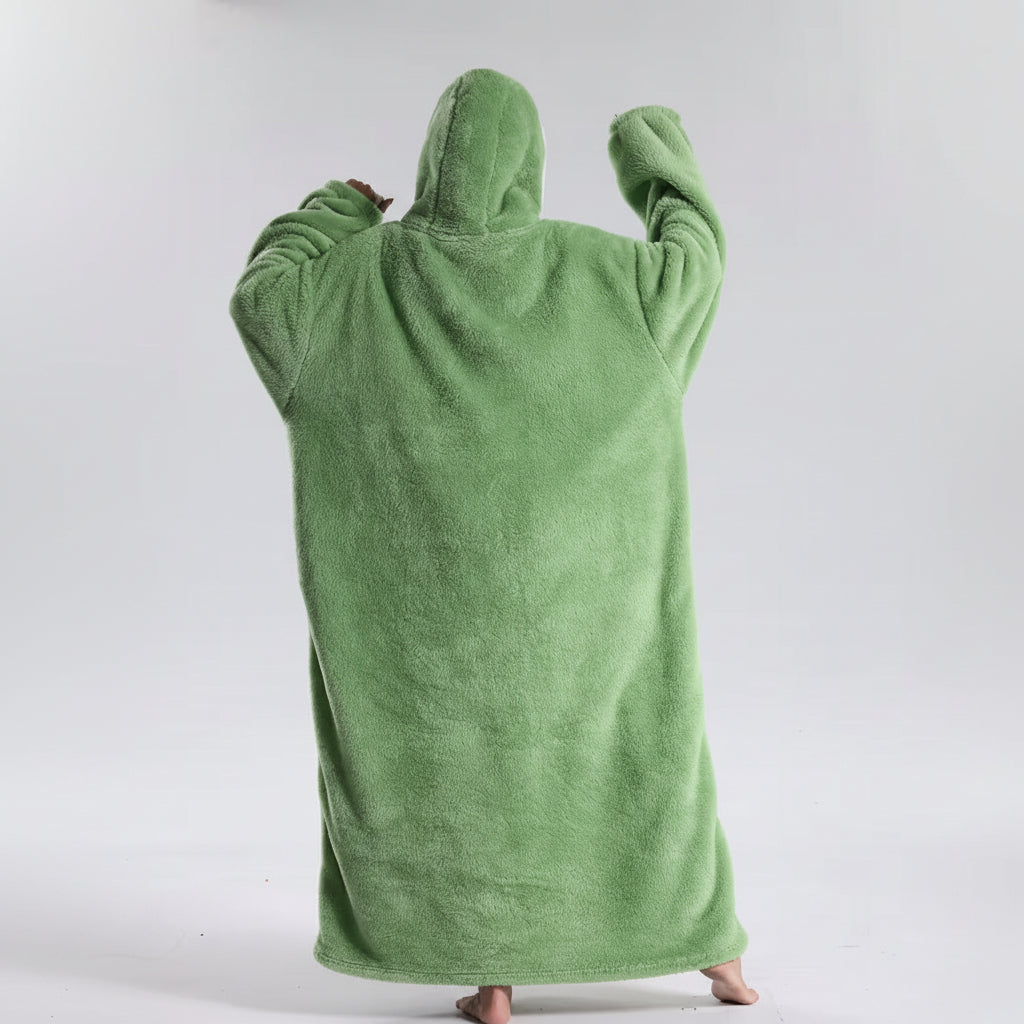 Oversized Plush Wearable Hoodie Blanket — Adults