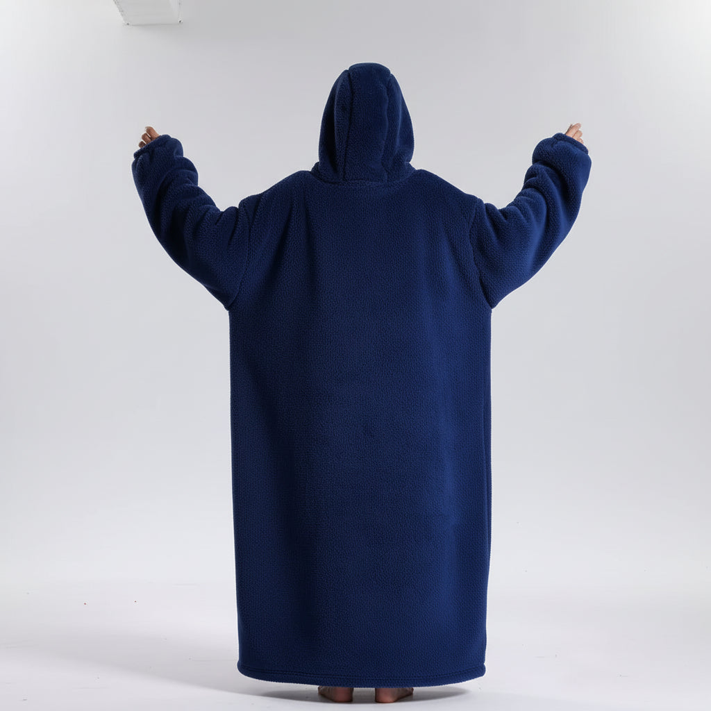 Oversized Plush Wearable Hoodie Blanket — Adults