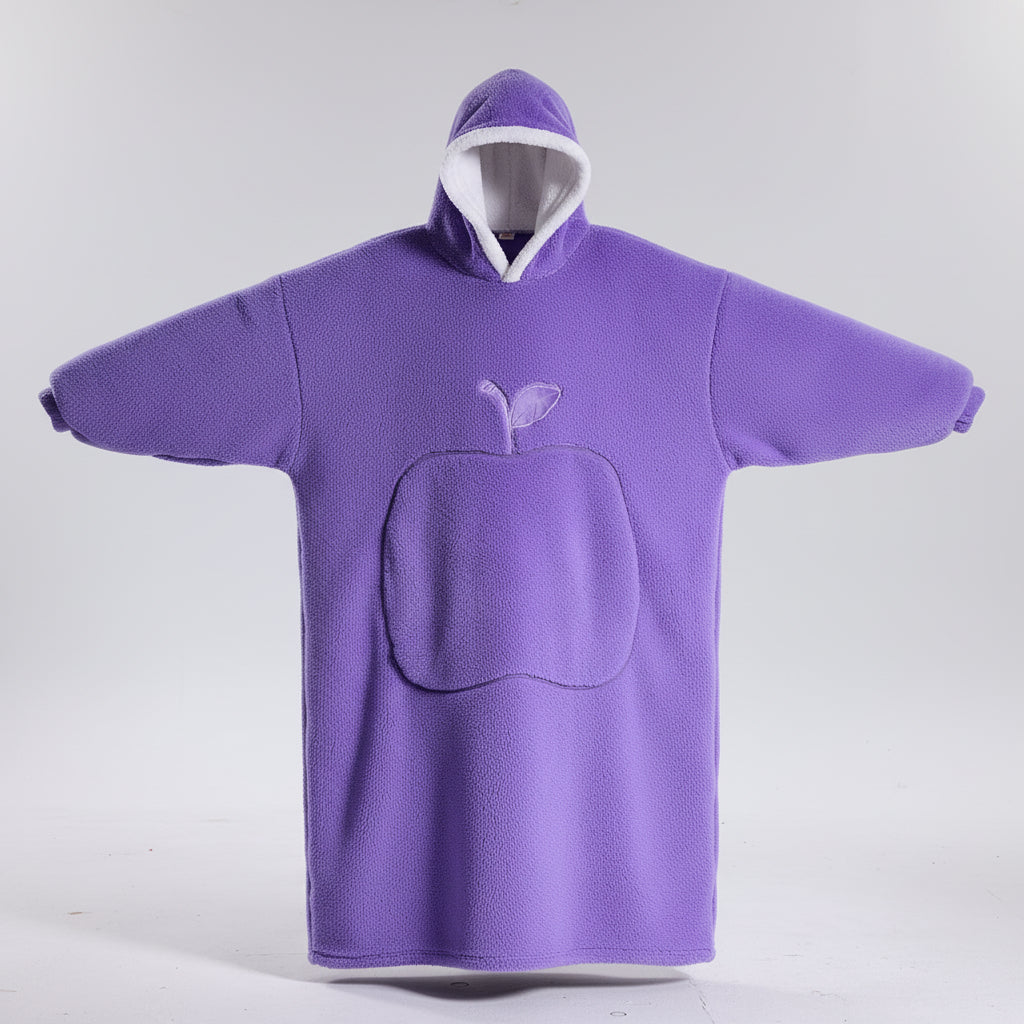 Oversized Plush Wearable Hoodie Blanket — Adults